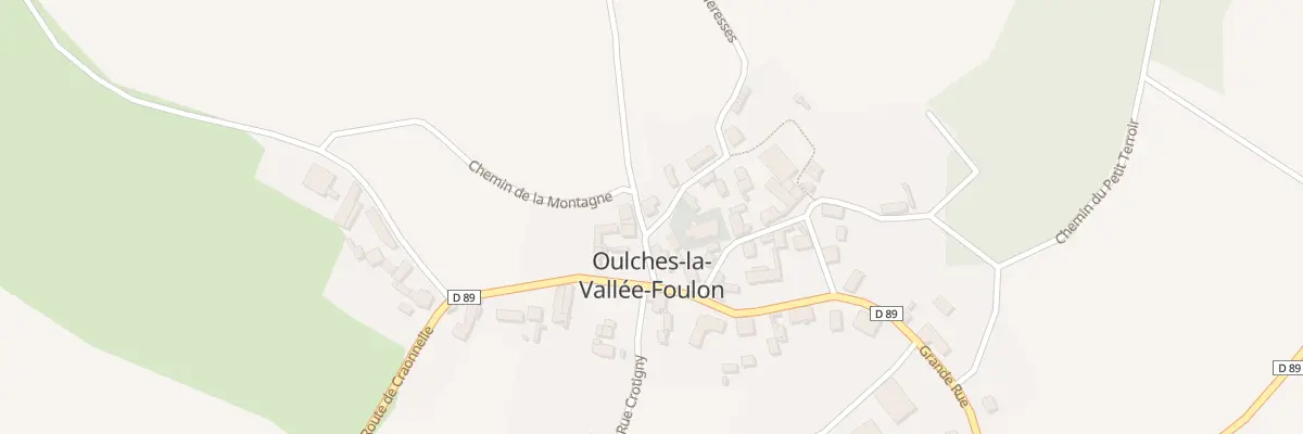 Plan du 2 Che de la Montagne à Oulches-la-Vallée-Foulon