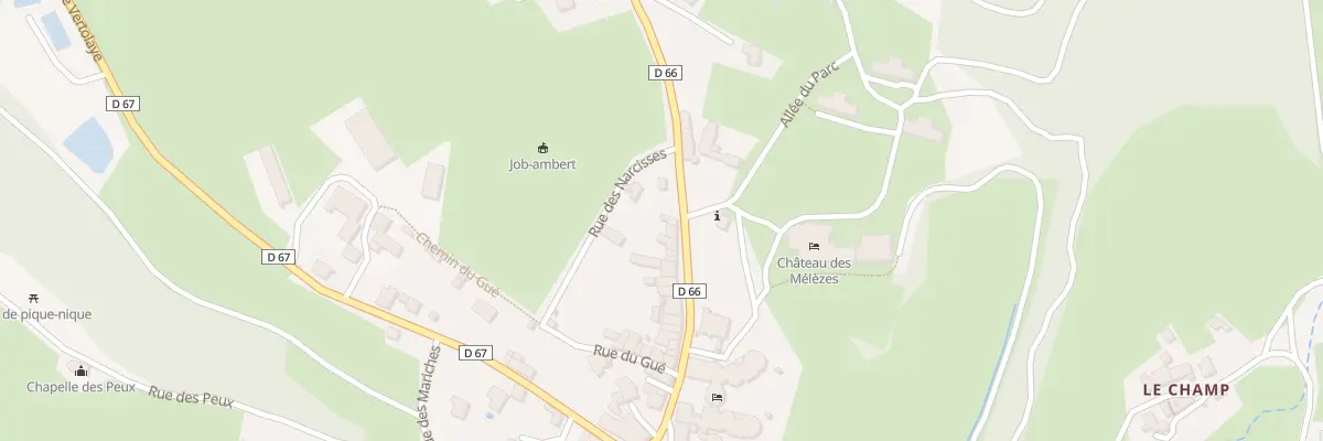 Plan du 151 Rte de Saint Pierre à Job