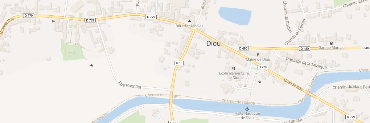 Plan du 9 Rue des Bréjots à Diou
