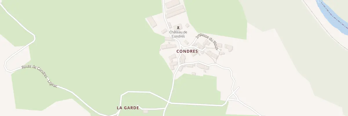 Plan du 129 Rte du Château de Condres à Saint Bonnet-Laval