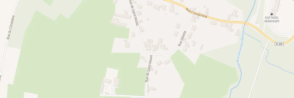 Plan du 1 Pl La Place à Bettrechies
