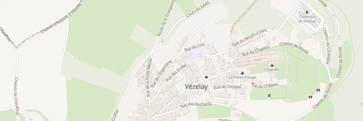 Plan du 17 Rue des Écoles à Vézelay