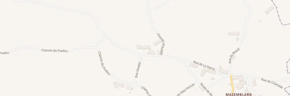 Plan du 5107 Mazemblard à Saint-Haon