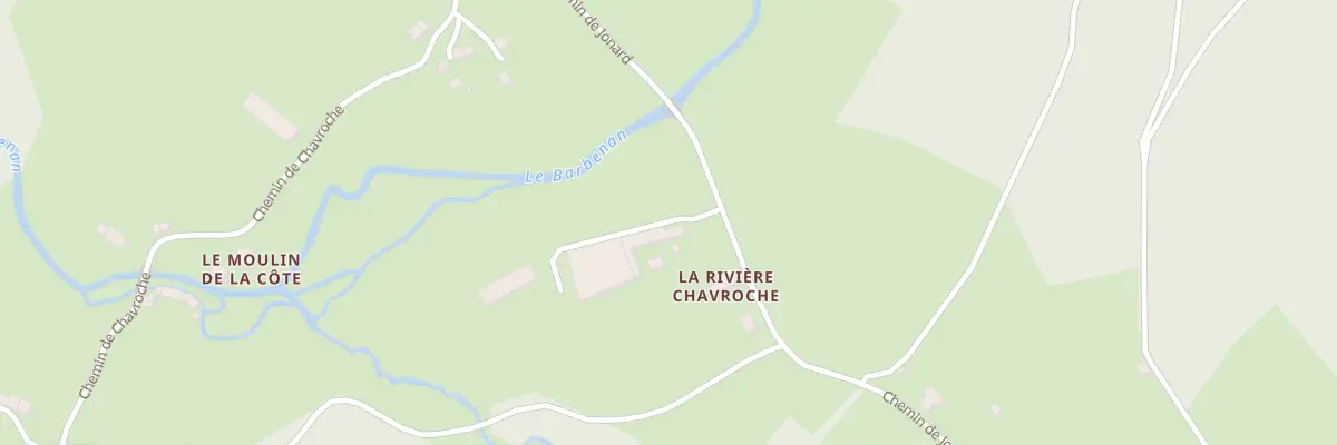Plan du 74 Che de Jonard à Arfeuilles