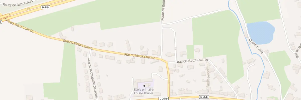 Plan du 20 Vche Vieux Chemin à Saint-Waast