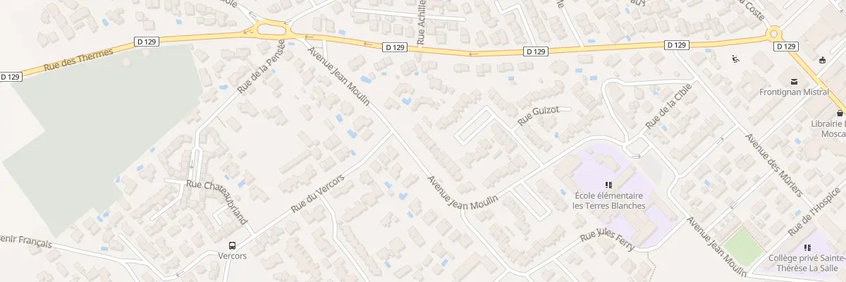 Plan du 58 Rue Jean Moulin à Frontignan