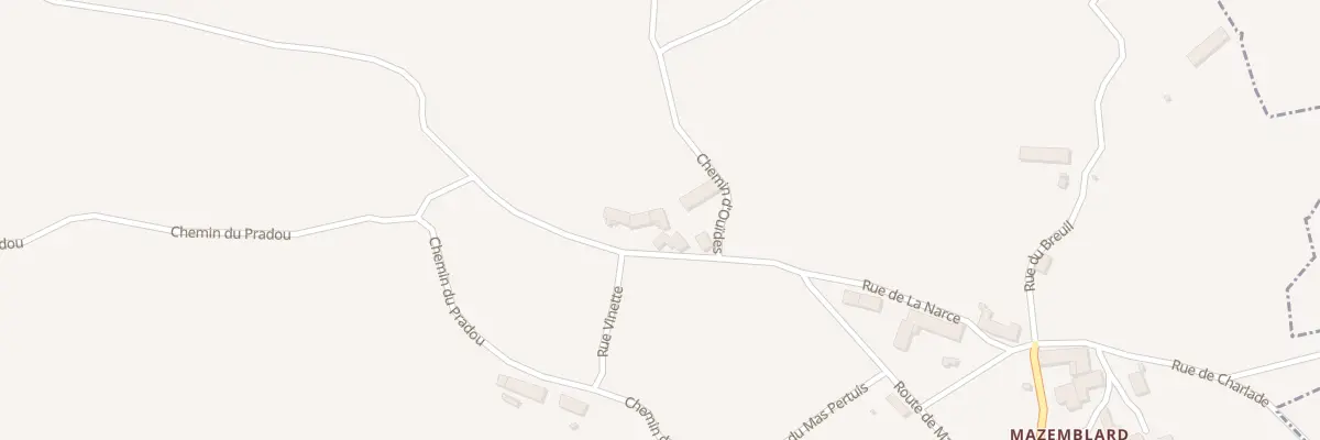 Plan du 5108 Mazemblard à Saint-Haon