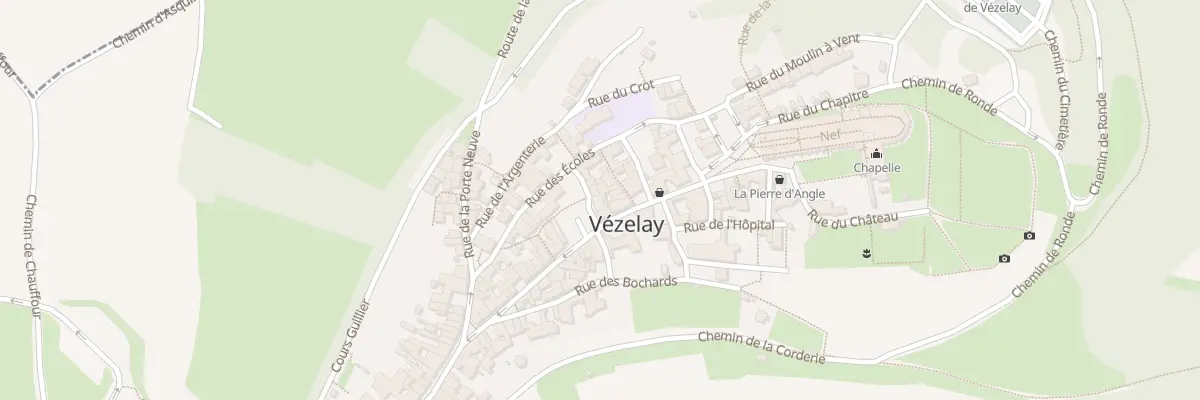 Plan du 4 Rue Bonnette à Vézelay