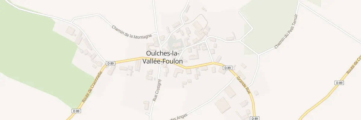 Plan du 5 Gr Grande Rue à Oulches-la-Vallée-Foulon