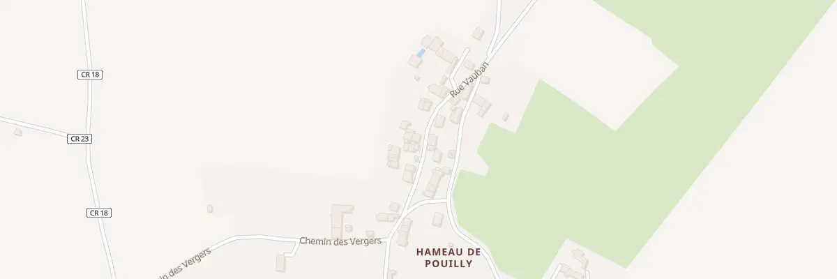 Plan du 18 Rue Vauban à Fontenay-près-Vézelay