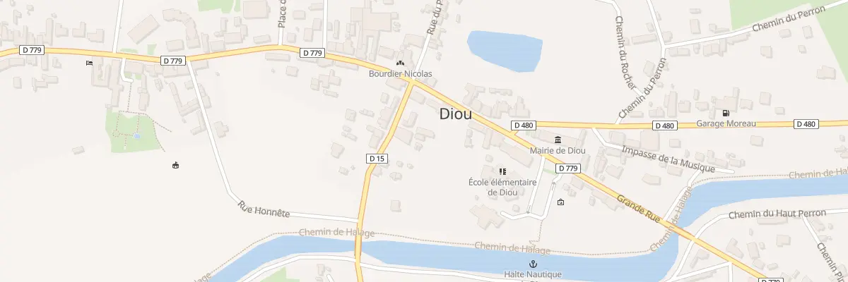 Plan du 5 Rue des Bréjots à Diou