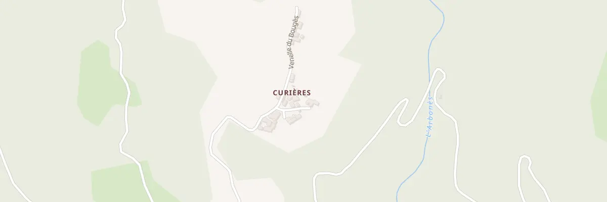 Plan du 5051 Curieres à Cassagnas