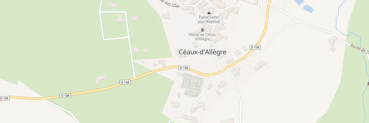 Plan du 118 Rte d’Allègre à Céaux-d’Allègre