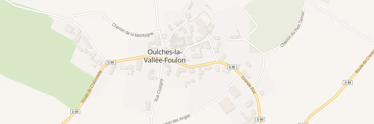 Plan du 7 Gr Grande Rue à Oulches-la-Vallée-Foulon