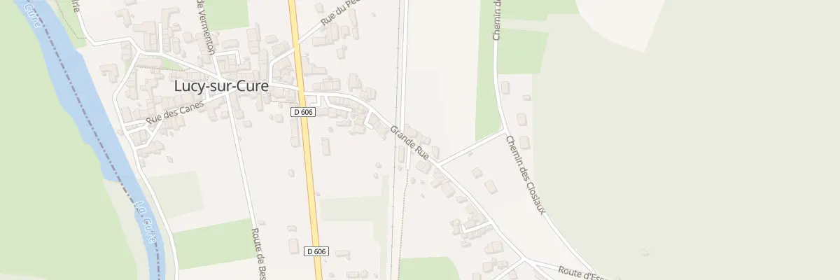 Plan du 13B Grande Rue à Lucy-sur-Cure