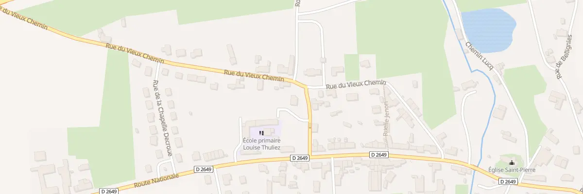 Plan du 5 Rue Laurent Niogret à Saint-Waast