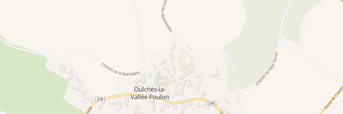 Plan du 3 Rue Saint-Pierre et du Château à Oulches-la-Vallée-Foulon