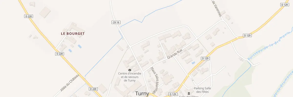 Plan du 19 Gr Grande Rue à Turny