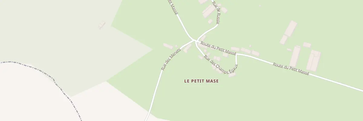 Plan du 10 Le Petit Massé à Chougny