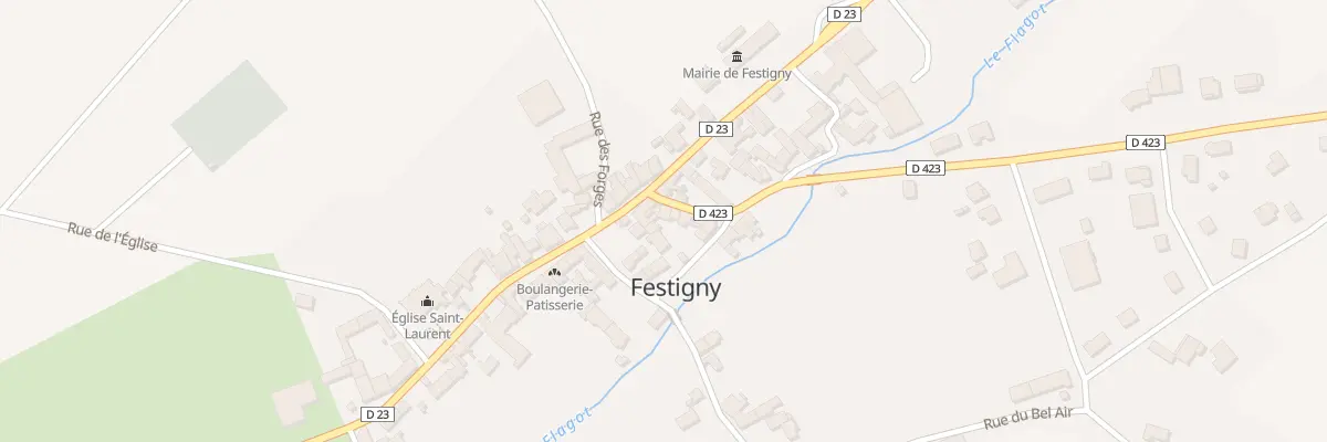 Plan du 4 Rue du Mesnil à Festigny