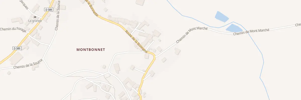 Plan du 385 Rte de la Bonnette à Bains