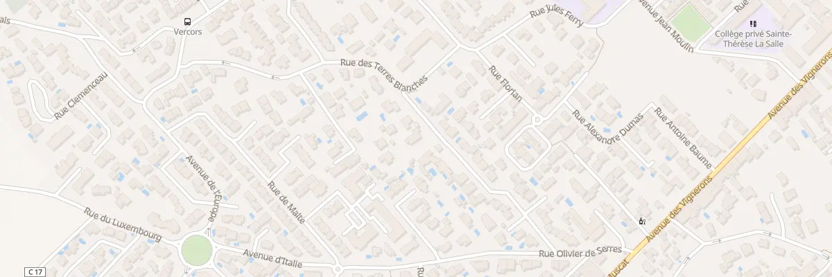 Plan du 9324 Che des Terres Blanches à Frontignan