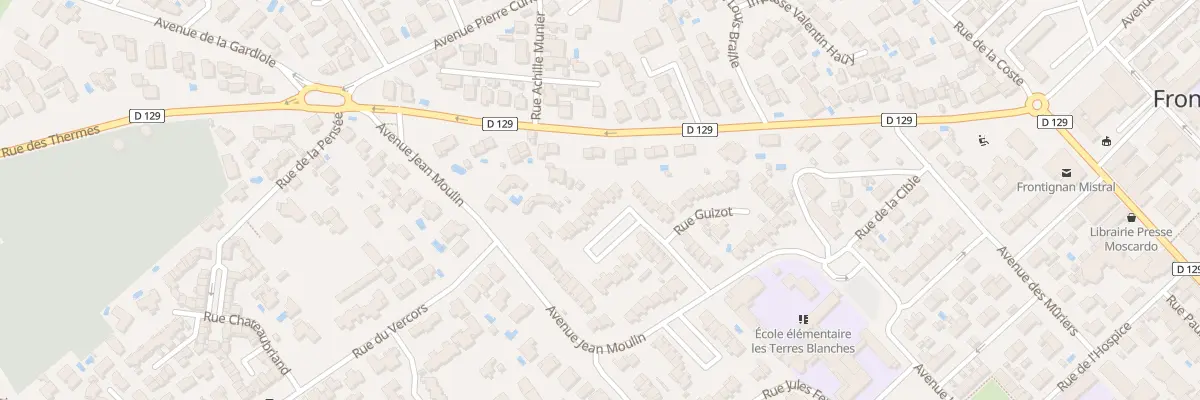Plan du 24 Rue Condorcet à Frontignan