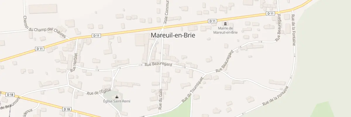 Plan du 36 Rue Beauregard à Mareuil-en-Brie
