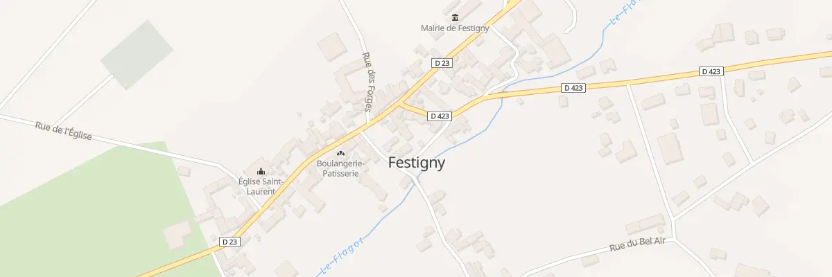 Plan du 3 Rue du Pont à Festigny