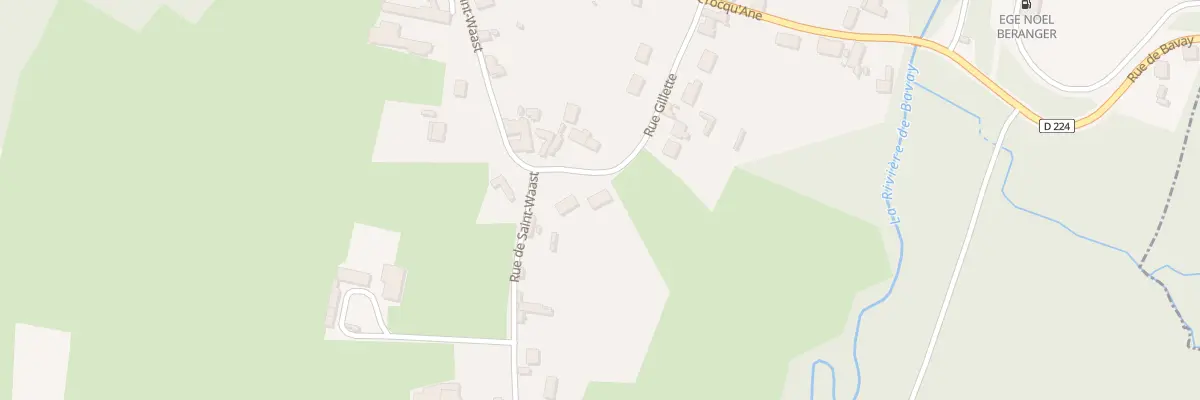 Plan du 17 Rue Gillette à Bettrechies