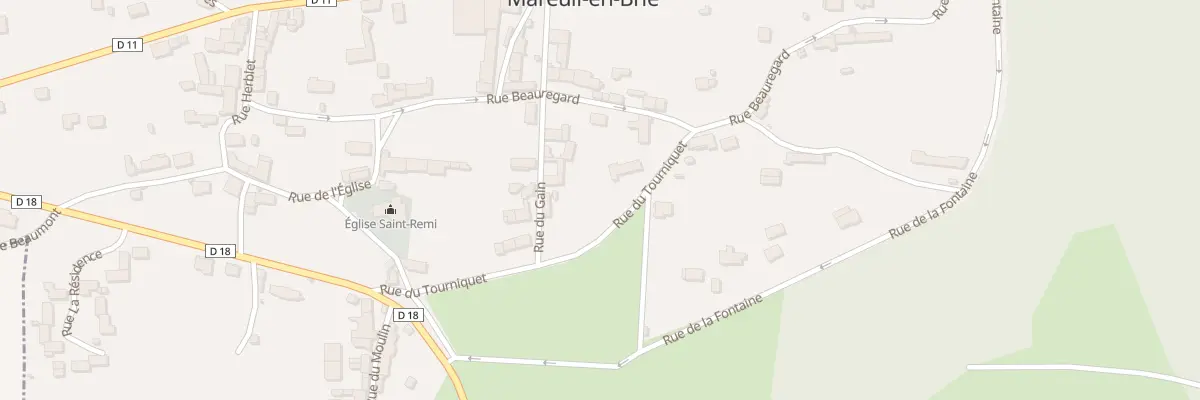 Plan du 1 Rue du Tourniquet à Mareuil-en-Brie