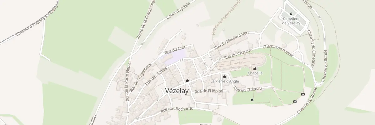 Plan du 4 Rue des Halles à Vézelay