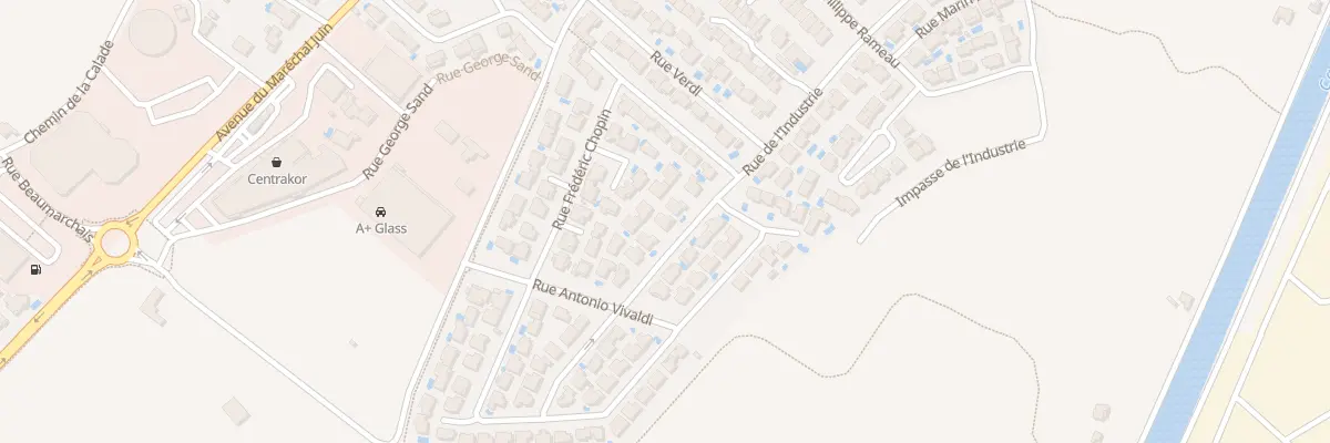 Plan du 9 Rue Henri Purcell à Frontignan