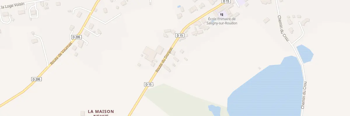 Plan du 29 Rte du Donjon à Saligny-sur-Roudon