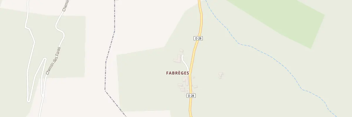 Plan du 5076 Fabregues à Saint-Martin-de-Lansuscle