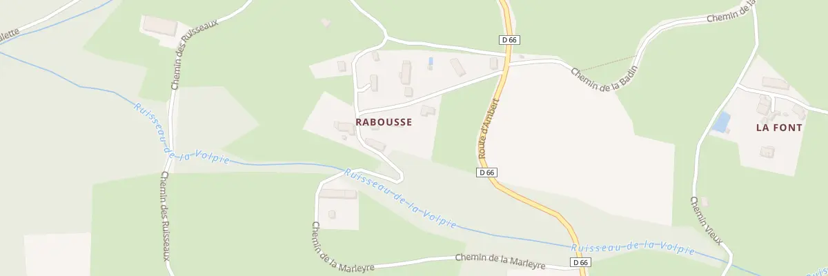 Plan du 5553 Rabousse à Job