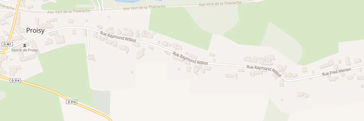 Plan du 40 Rue Raymond Williot à Proisy