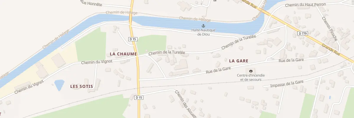 Plan du 11 Che de la Turelée à Diou