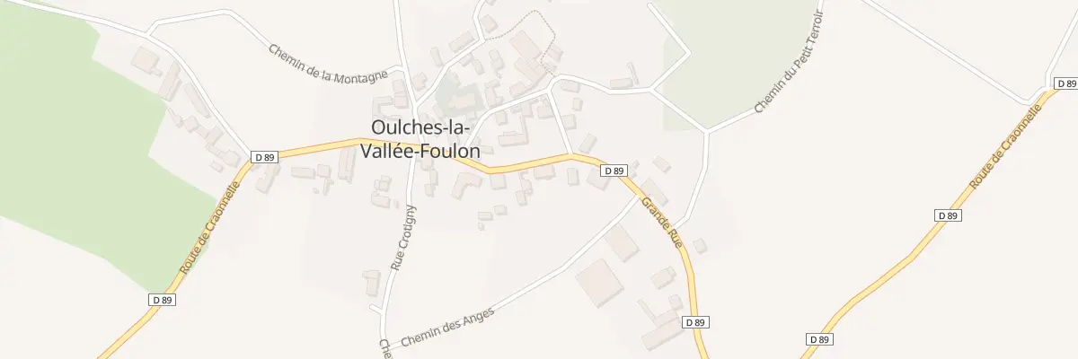 Plan du 22 Gr Grande Rue à Oulches-la-Vallée-Foulon