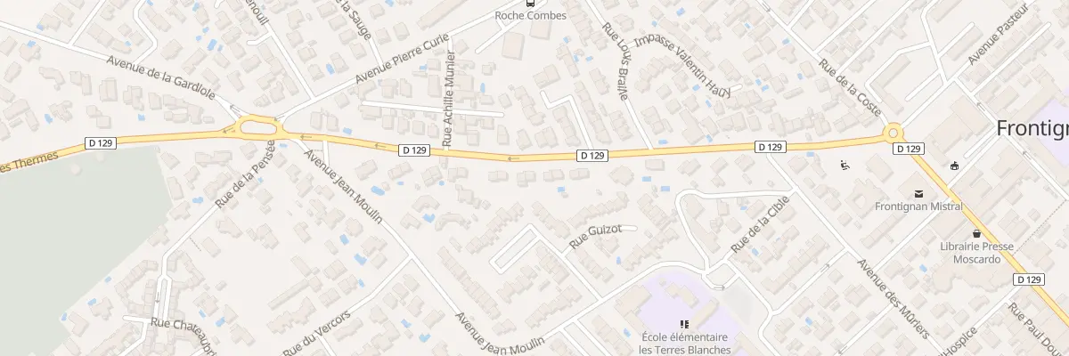 Plan du 17 Rue des Thermes à Frontignan