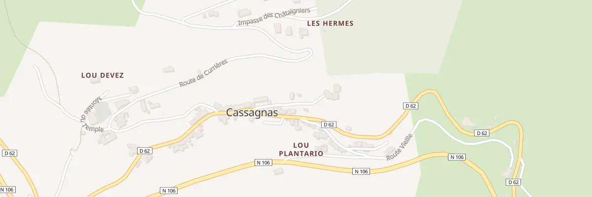 Plan du 5102 Cassagnas Village à Cassagnas