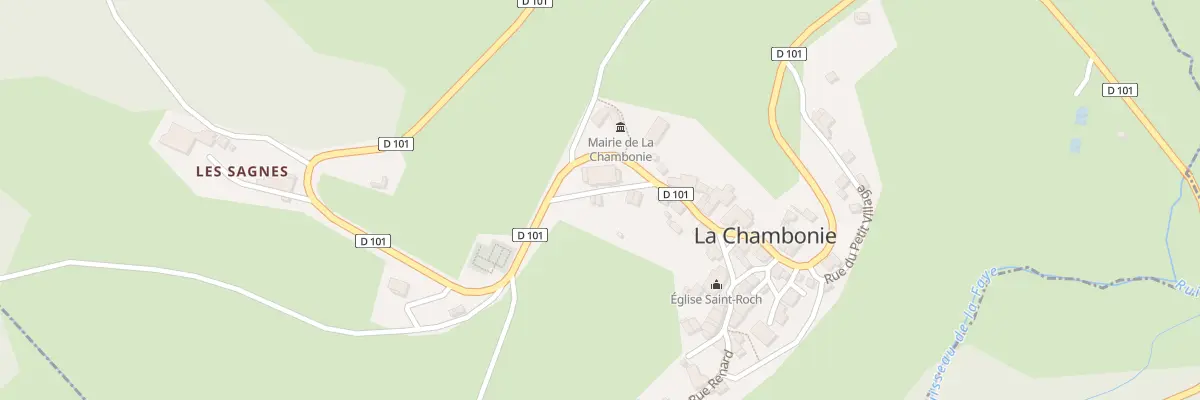 Plan du 3 Rue des Hortensias à La Chambonie