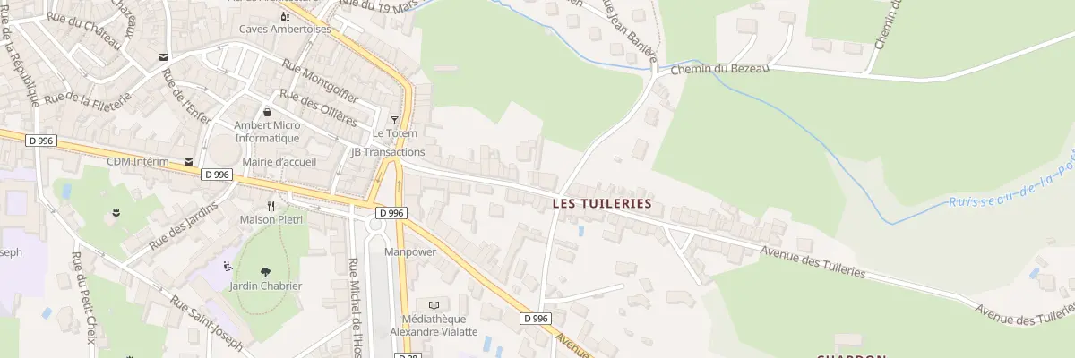 Plan du 25 Av des Tuileries à Ambert
