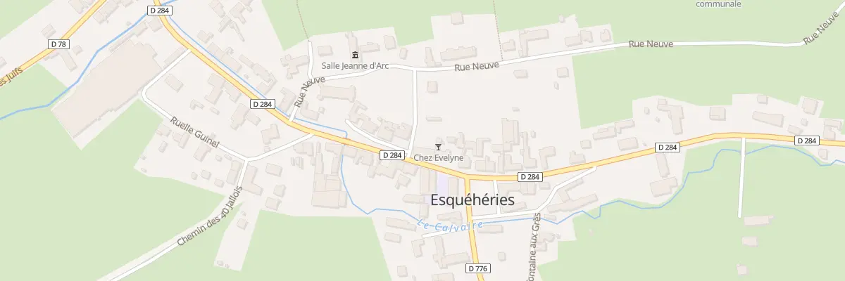 Plan du 14 Rue du General de Gaulle à Esquéhéries