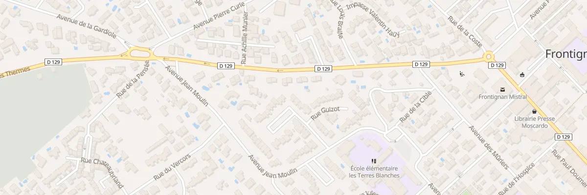 Plan du 18 Rue Condorcet à Frontignan