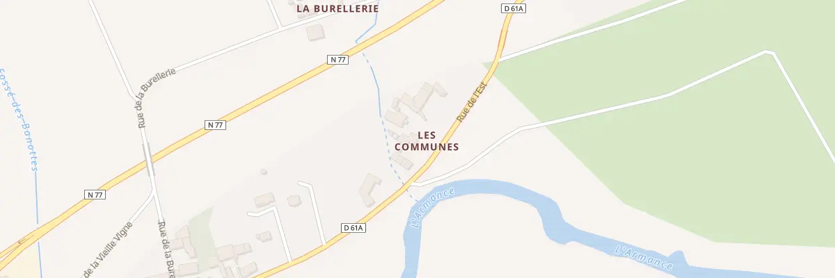 Plan du 57B Rue de l’Est à Saint-Florentin