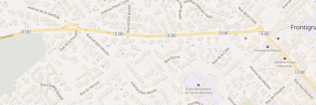 Plan du 16 Rue Condorcet à Frontignan
