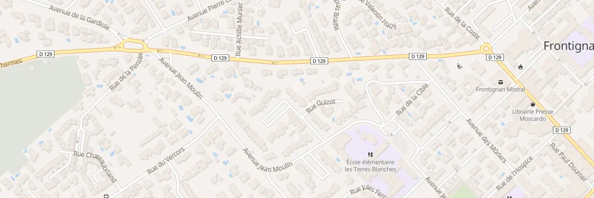 Plan du 14 Rue Condorcet à Frontignan