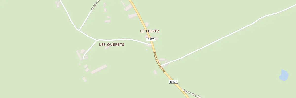 Plan du 1 Les Fonds du Fetre à Loddes