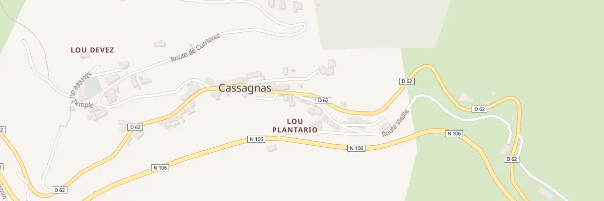 Plan du 5107 Cassagnas Village à Cassagnas